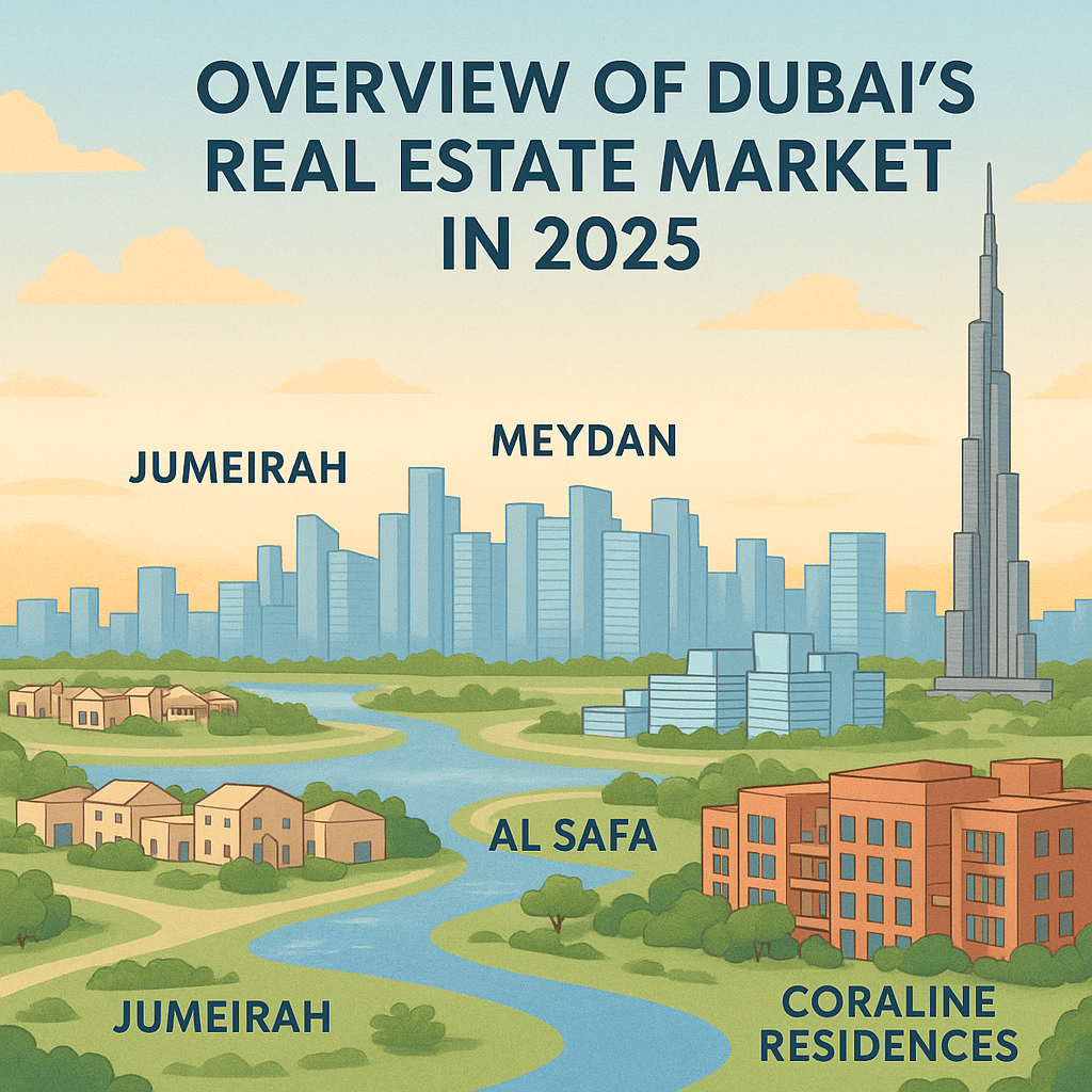 Luxury apartment in Dubai Marina with sea view, modern balcony, infinity pool, and panoramic skyline – Dubai Real Estate Market 2025. 