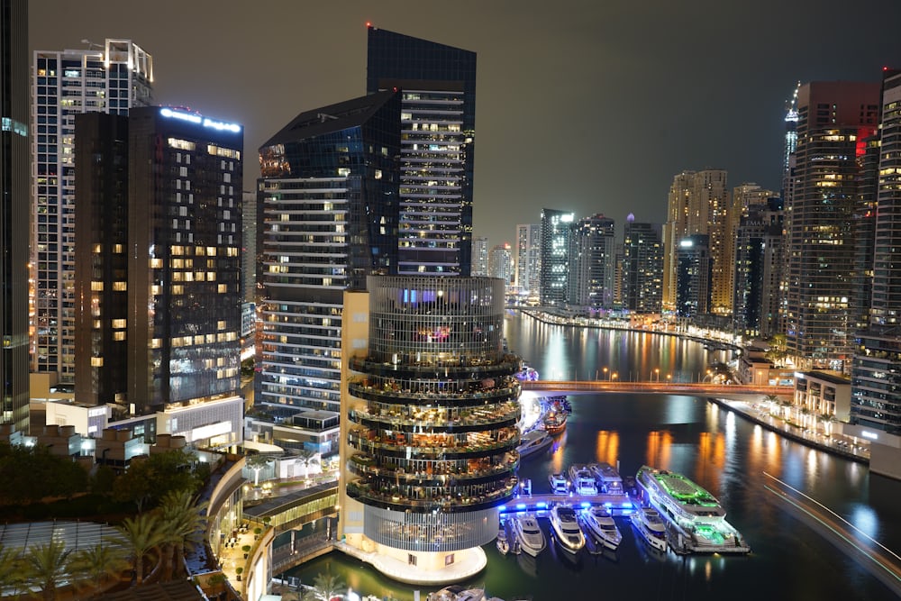 real estate in Dubai skyline view